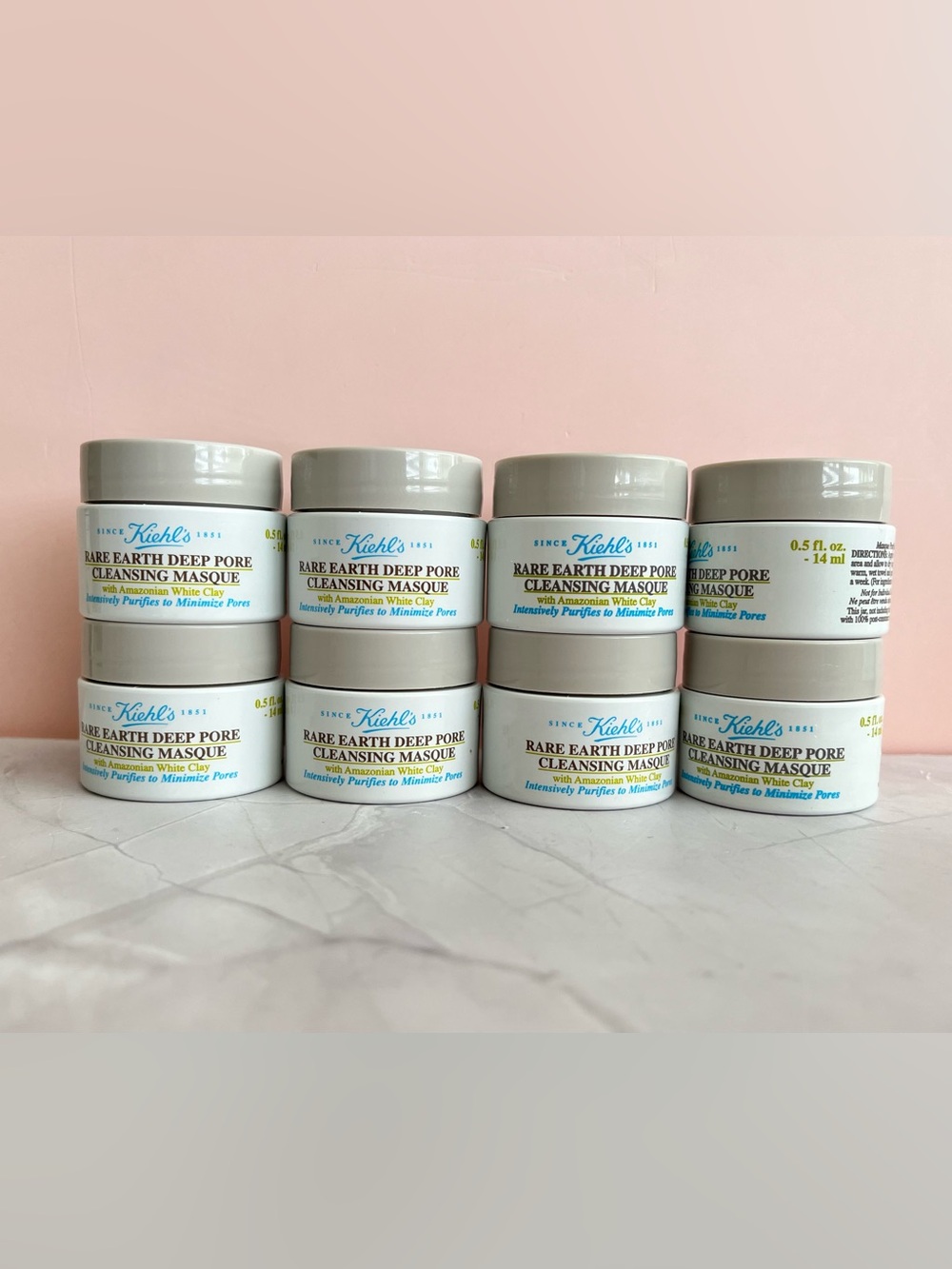8 PCS Kielhs rare earth deep pore cleaning masque 14ml*8= 112mL